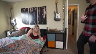 amber hose add cheating girlfriend sneaky sex in front of her boyfriend photo