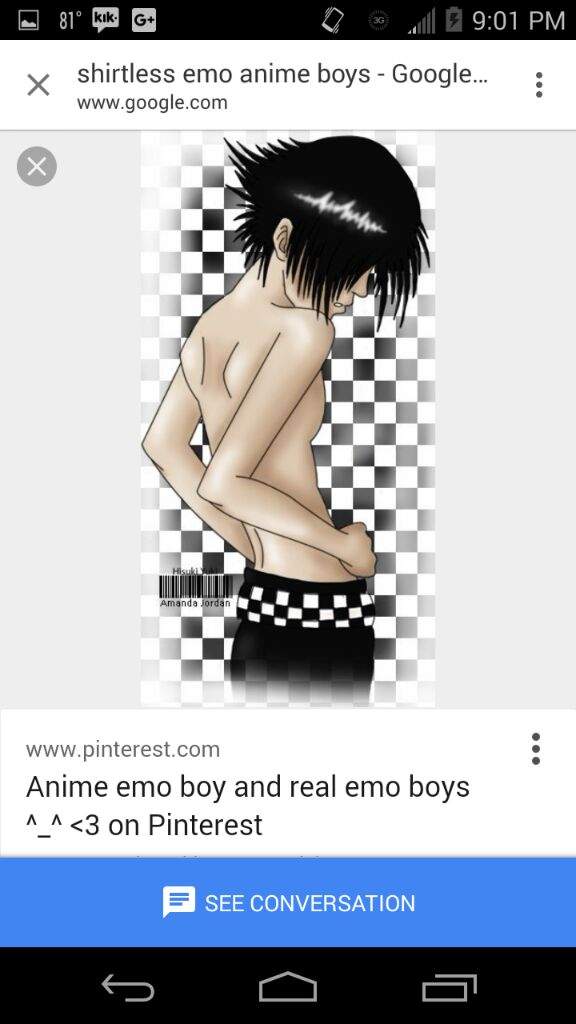 darian charles add emo guy shirtless photo
