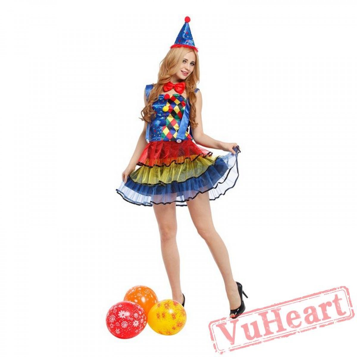 Sexy Clown Cosplay perky hard tits black teenager anal