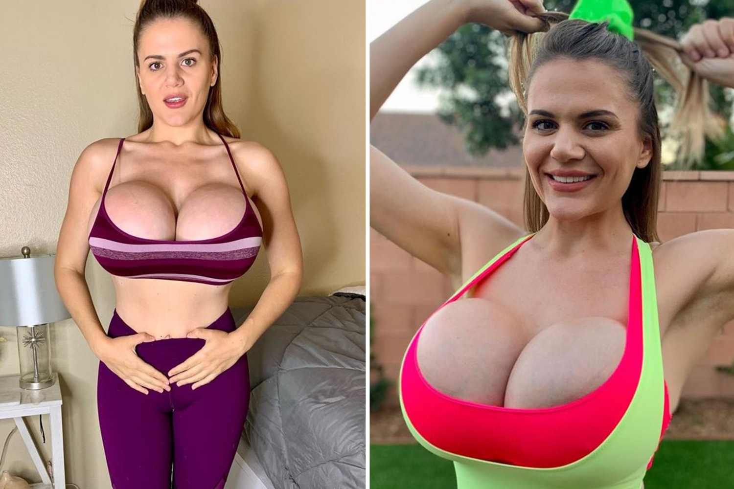 cristine de lara recommends Krissy lynn footjob chelsea skowronski add huge bouncing juggs photo