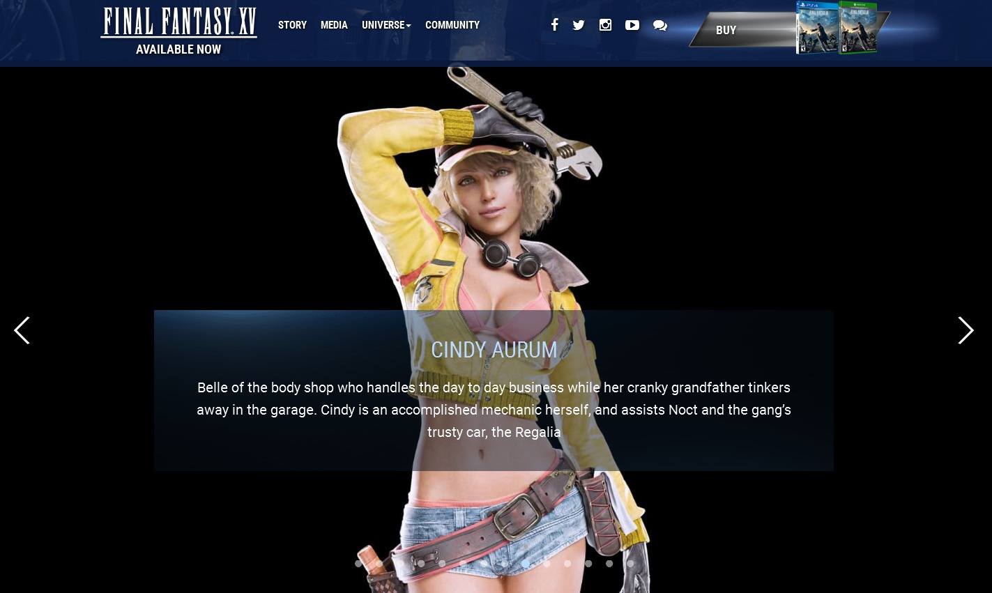 abha sinha recommends final fantasy 15 cindy porn dionne clarke add final fantasy 15 cindy porn image