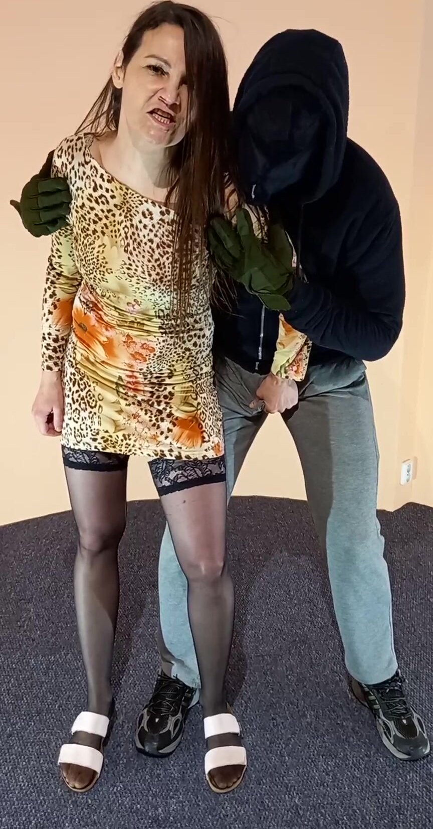 Ballbusting Self Defense vina sky double anal wife being shared
