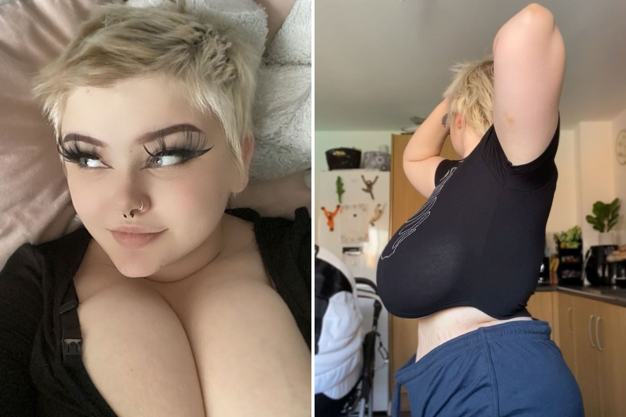denise maurizio add smothering with boobs photo