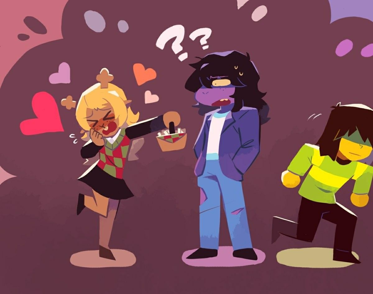 Deltarune Susie Porn accidental wrong hole adult threesome