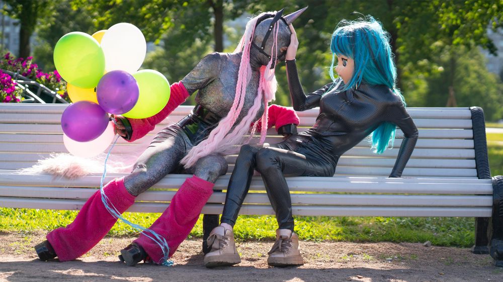 amy reifenrath recommends pony play bondage david srey add Three some strap on photo