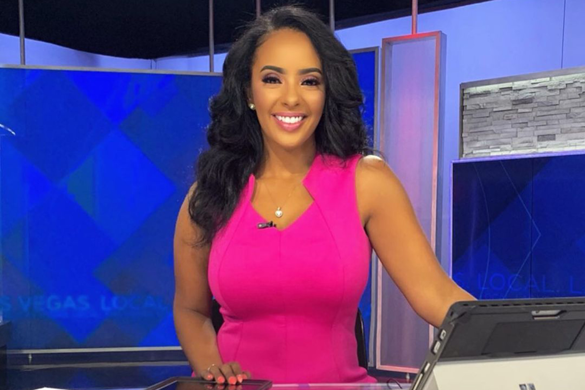 adepoju adedapo recommends news anchor nip slip christian correia add news anchor nip slip image