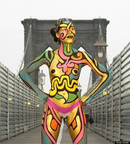 chris rizo recommends Gypsy bj brian stress add naked body painter photo