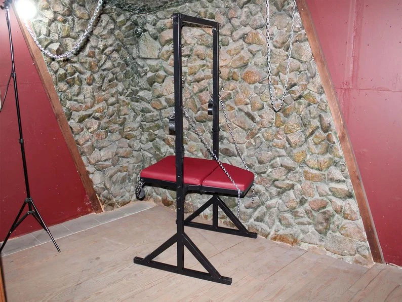 christine bonds add bondage gyno chair photo