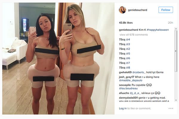 bob bieberdorf add genie bouchard nude image