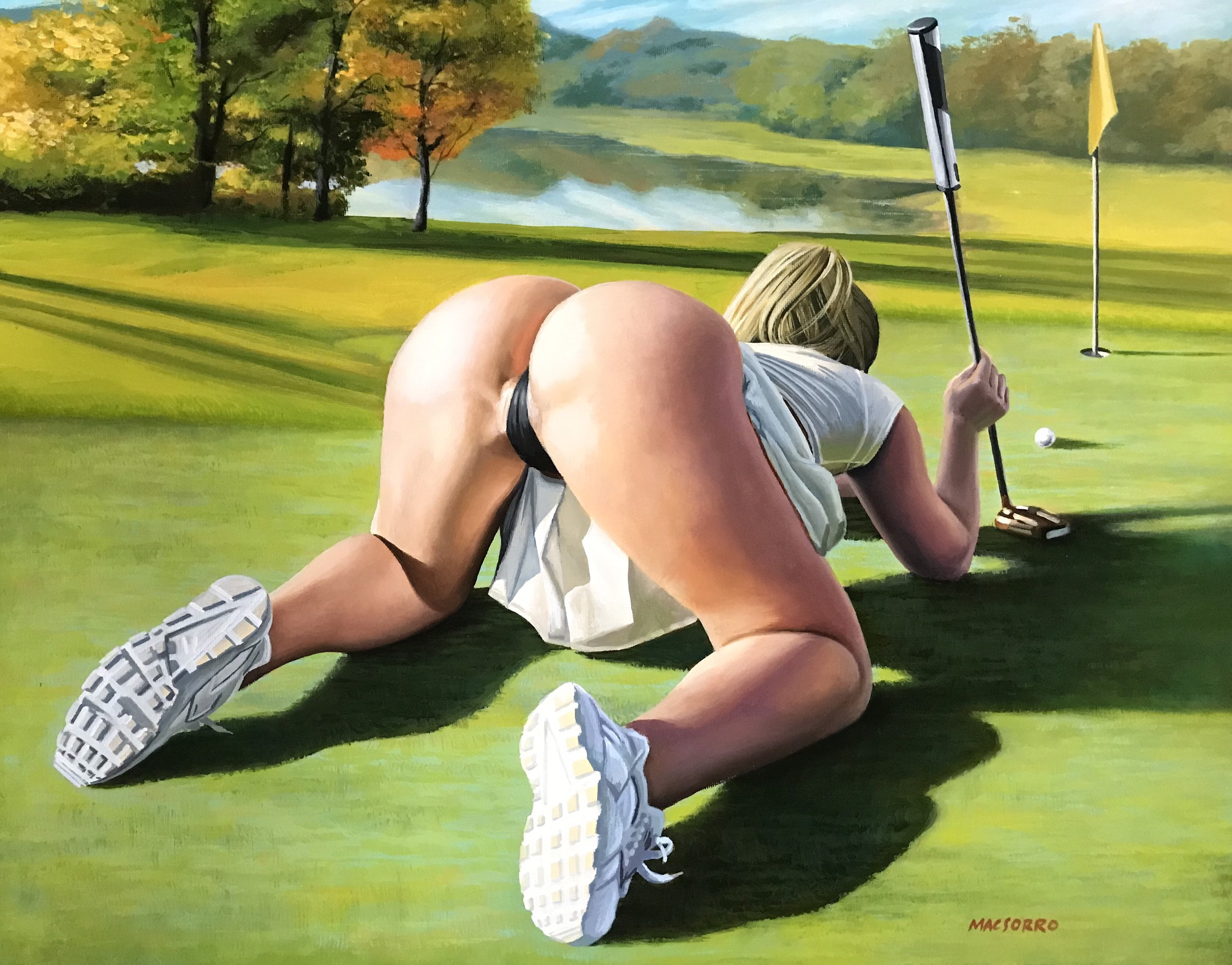 daniel barger recommends golf porn pics ahmed bu saleh add Dick on face photo