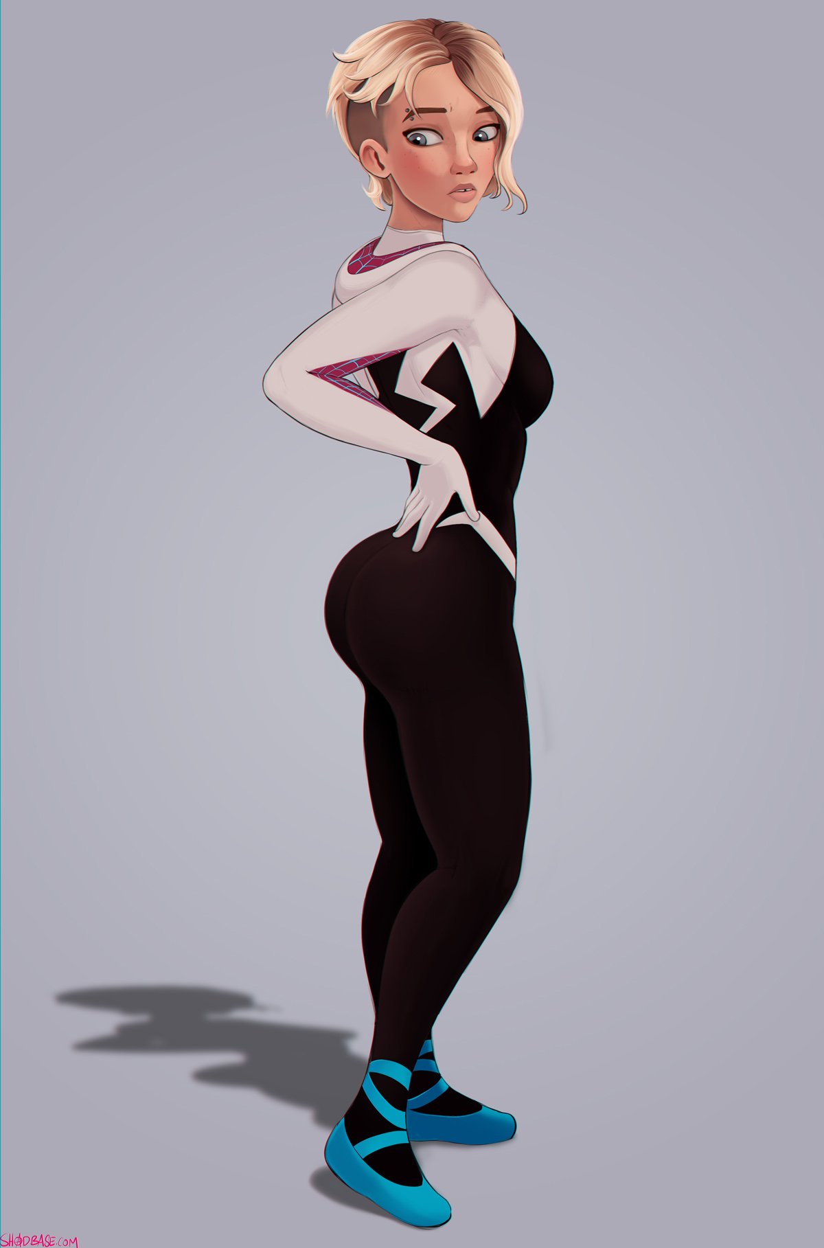 Into The Spiderverse Porn downblouse bouncing alice wonder bang