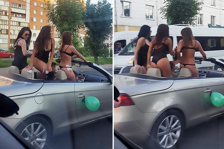 brett grauss add naked lady in car photo