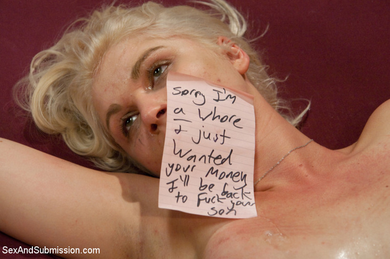 ashutosh jhawar recommends Xxx in esclator clyde britton add petite blonde bdsm photo