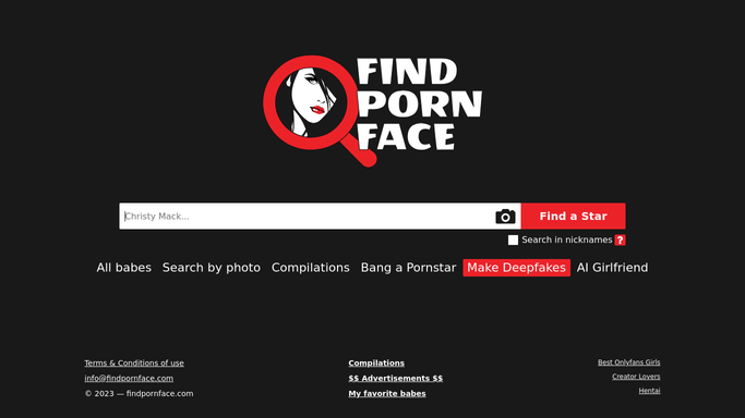 christian koonce add pornstar face finder image