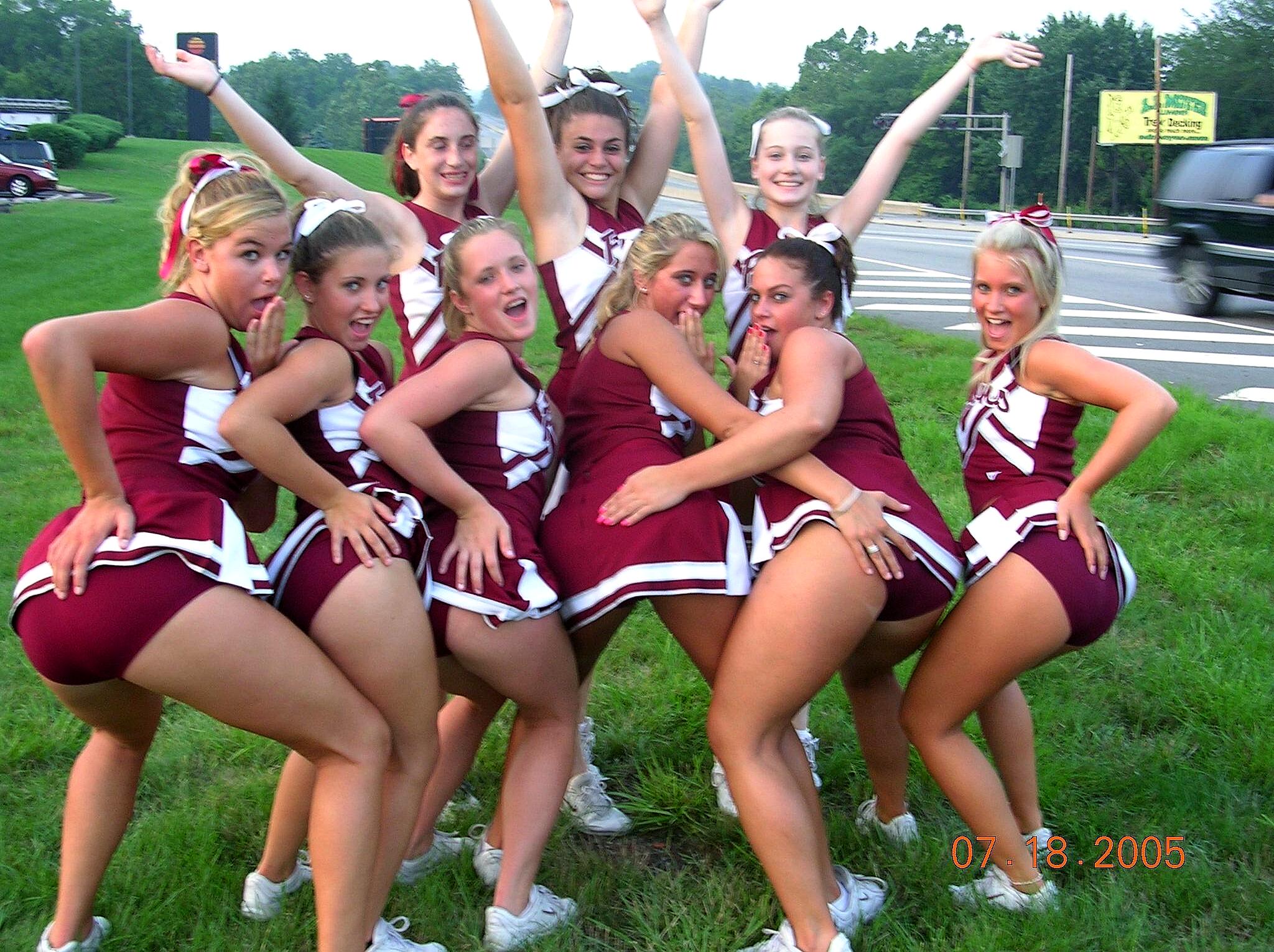 dewayne jackson recommends Light skin ebony bbc danielle haynie add upskirts of cheerleaders photo